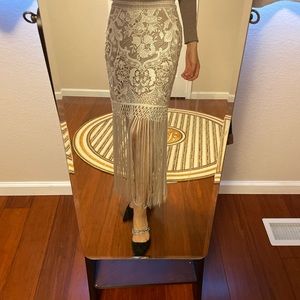 Self portrait white skirt